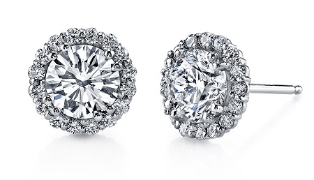 Diamond Ear Studs Jewellery